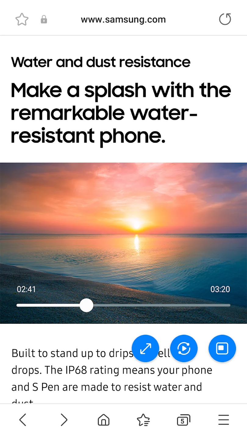 Samsung Internet Browser 4